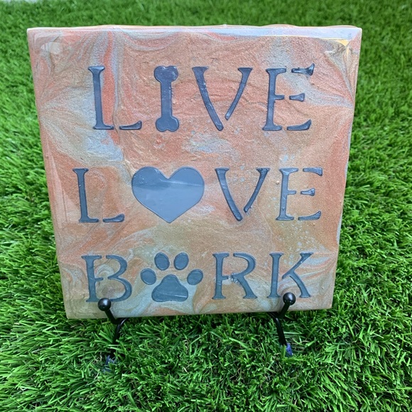 Live Love Bark Decorative Dog Home Decor - Picture 3 of 3